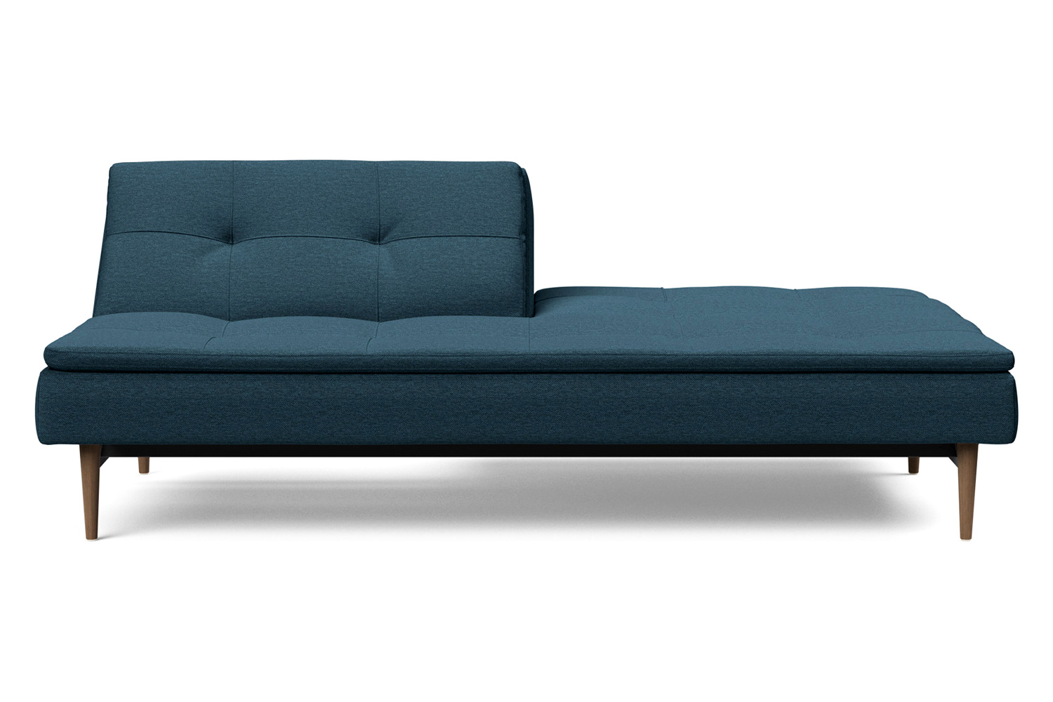Innovation Living Dublexo Styletto Sofa Bed Dark Wood - 580 Argus Navy Blue