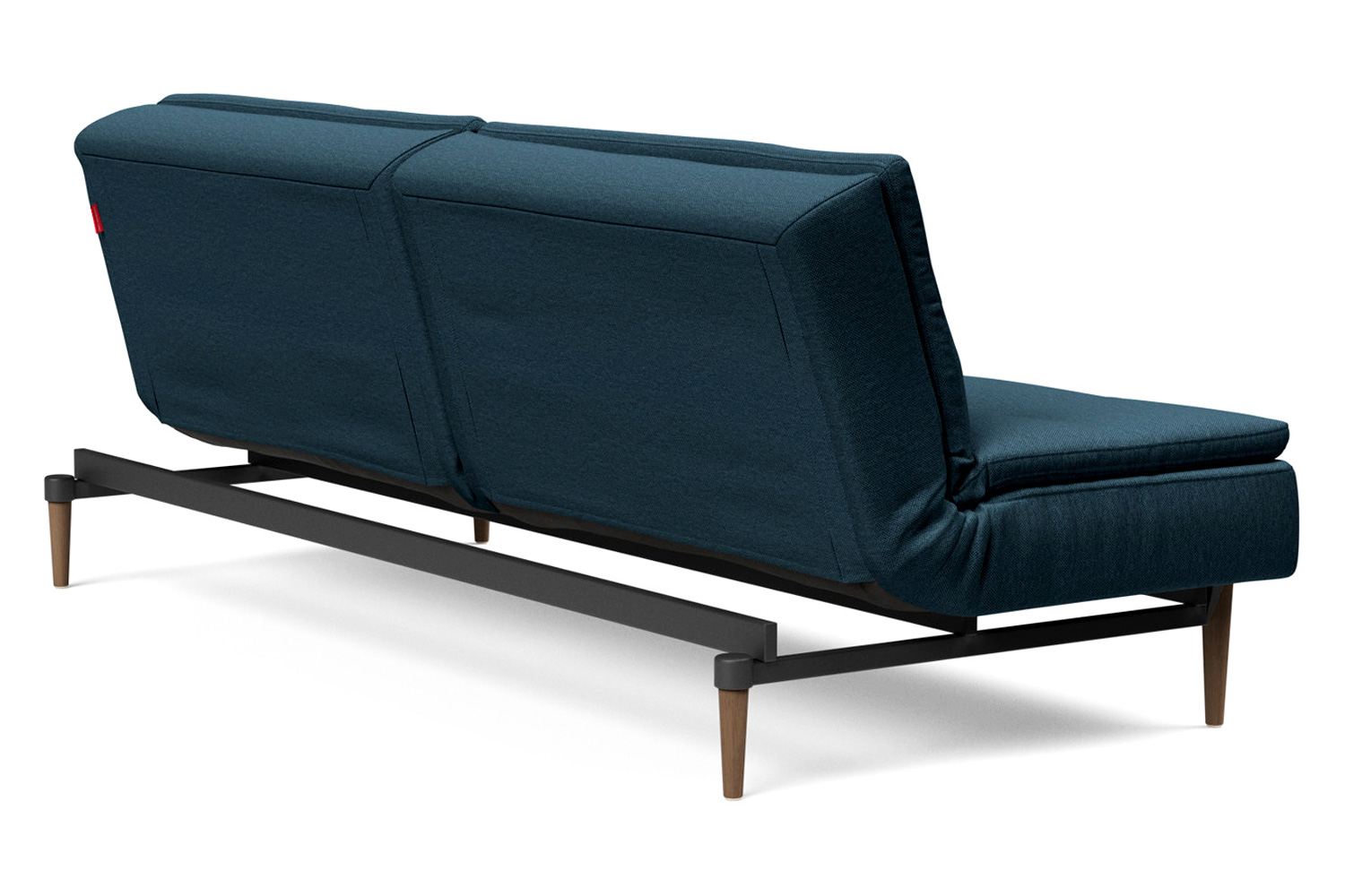 Innovation Living Dublexo Styletto Sofa Bed Dark Wood - 580 Argus Navy Blue