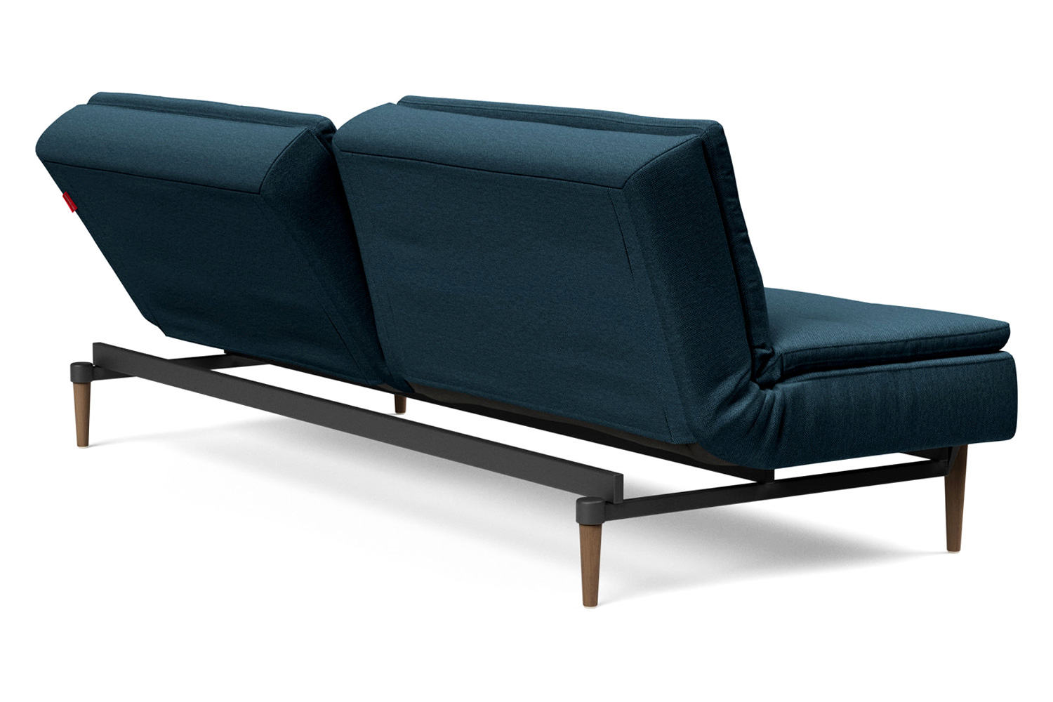 Innovation Living Dublexo Styletto Sofa Bed Dark Wood - 580 Argus Navy Blue