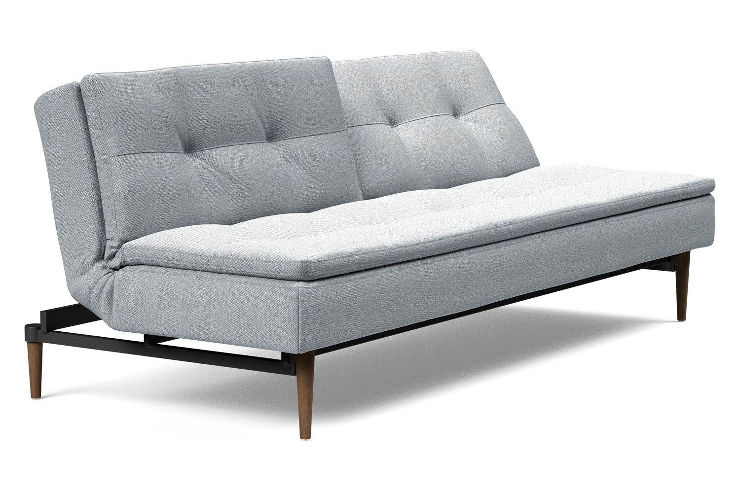 Innovation Living Dublexo Styletto Sofa Bed Dark Wood - 583 Argus Gray