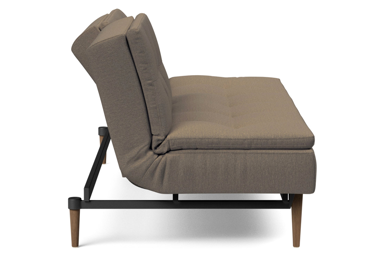 Innovation Living Dublexo Styletto Sofa Bed Dark Wood - 585 Argus Brown