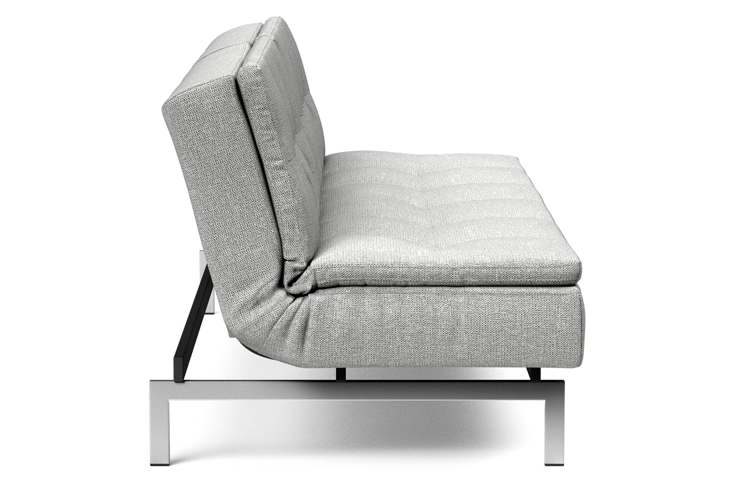 Innovation Living Dublexo Stainless Steel Sofa Bed - 590 Micro Check Gray