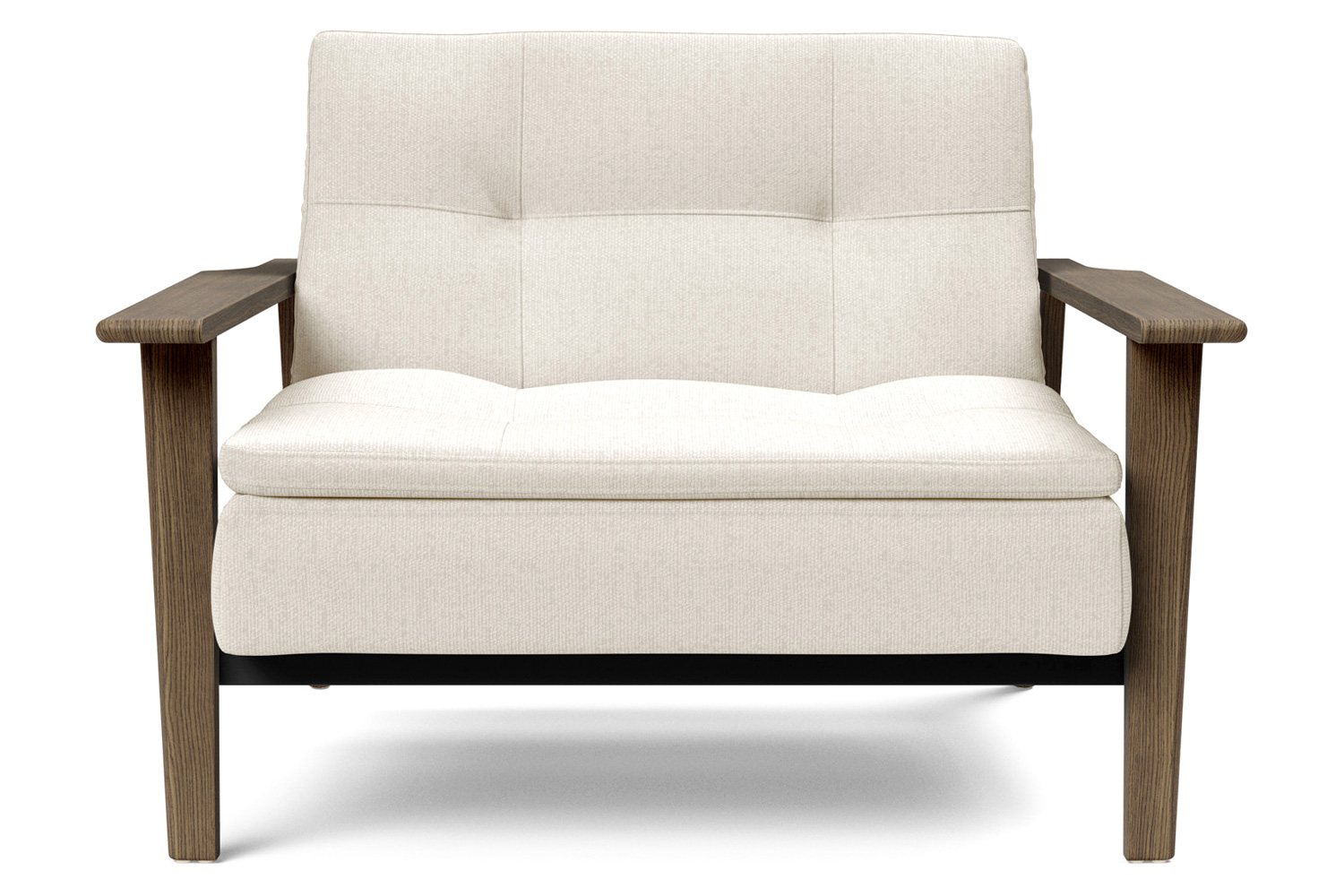 Innovation Living Dublexo Frej Chair Smoked Oak - 531 Bouclé Off White