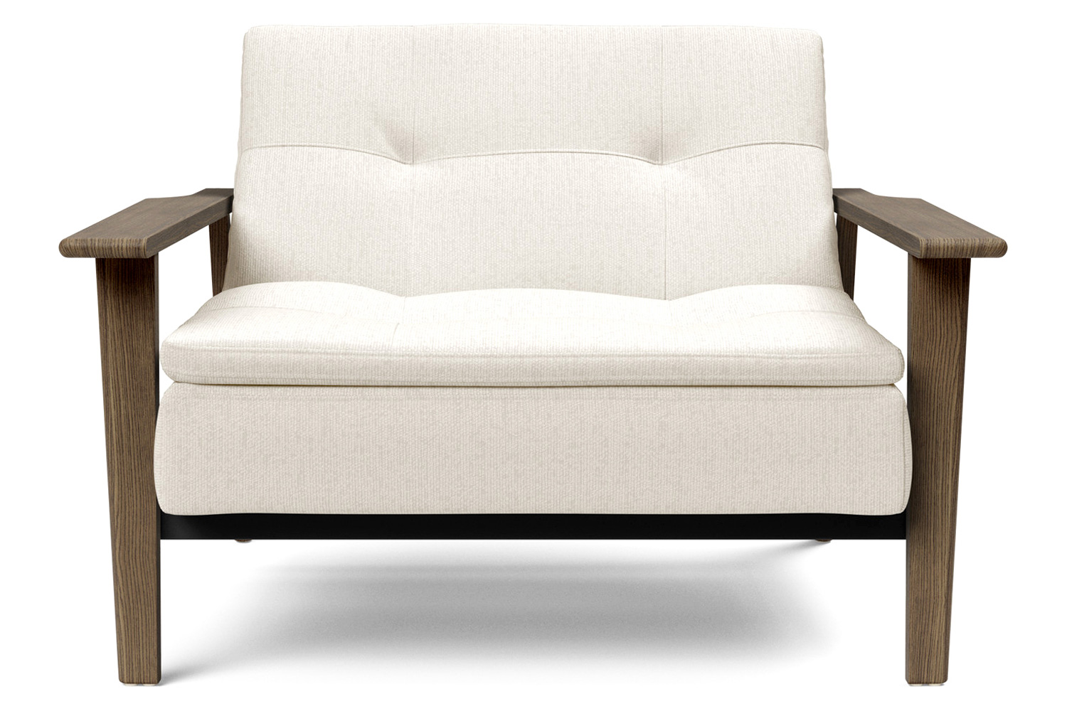 Innovation Living Dublexo Frej Chair Smoked Oak - 531 Bouclé Off White