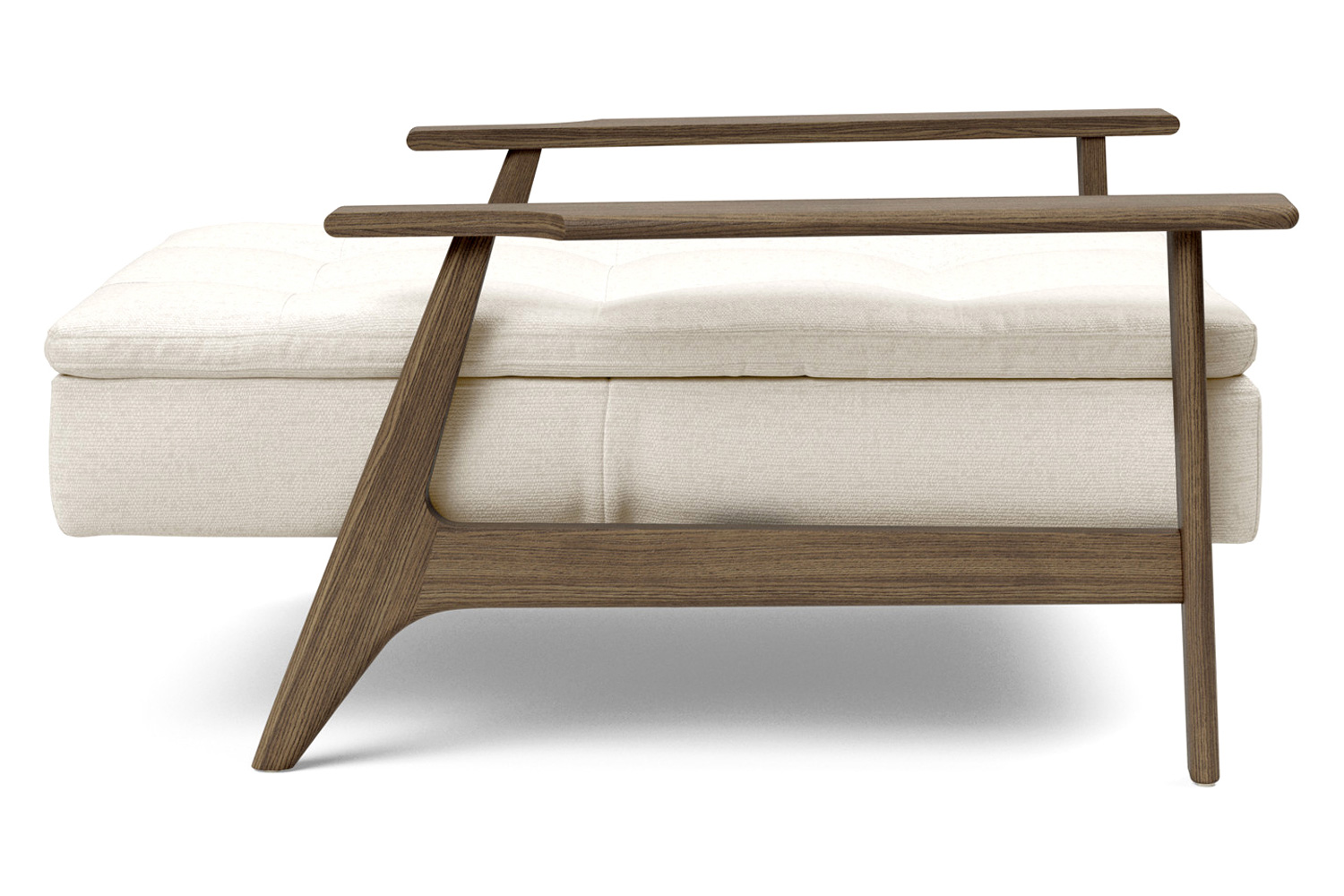 Innovation Living Dublexo Frej Chair Smoked Oak - 531 Bouclé Off White