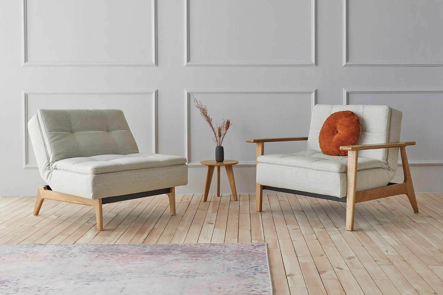 Innovation Living Dublexo Eik Chair Oak - 515 Nist Blue