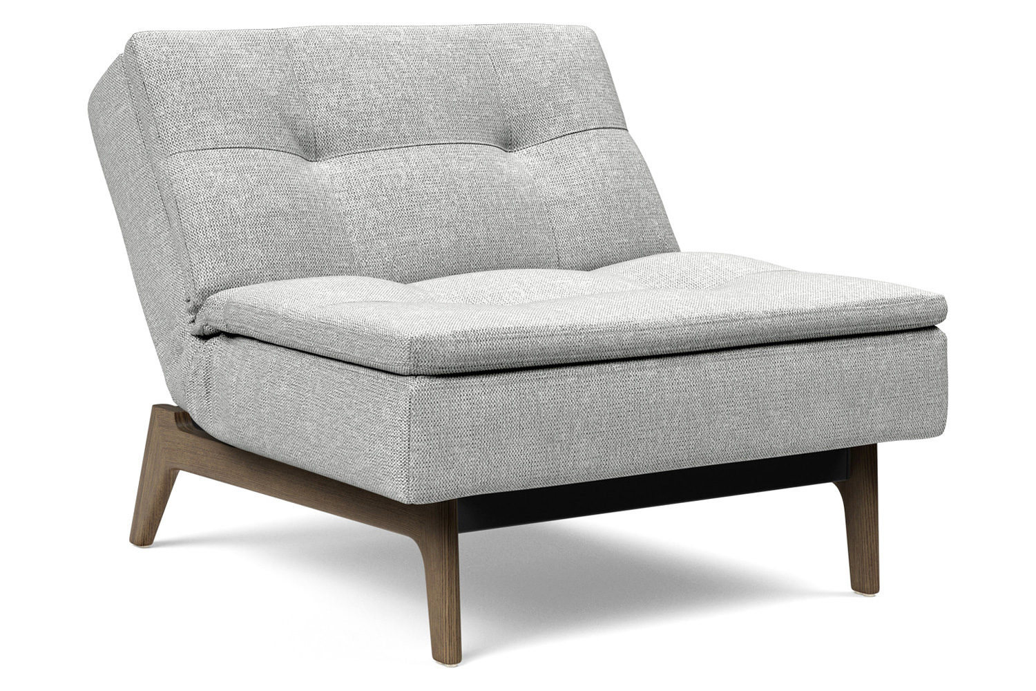 Innovation Living Dublexo Eik Chair Smoked Oak - 590 Micro Check Gray