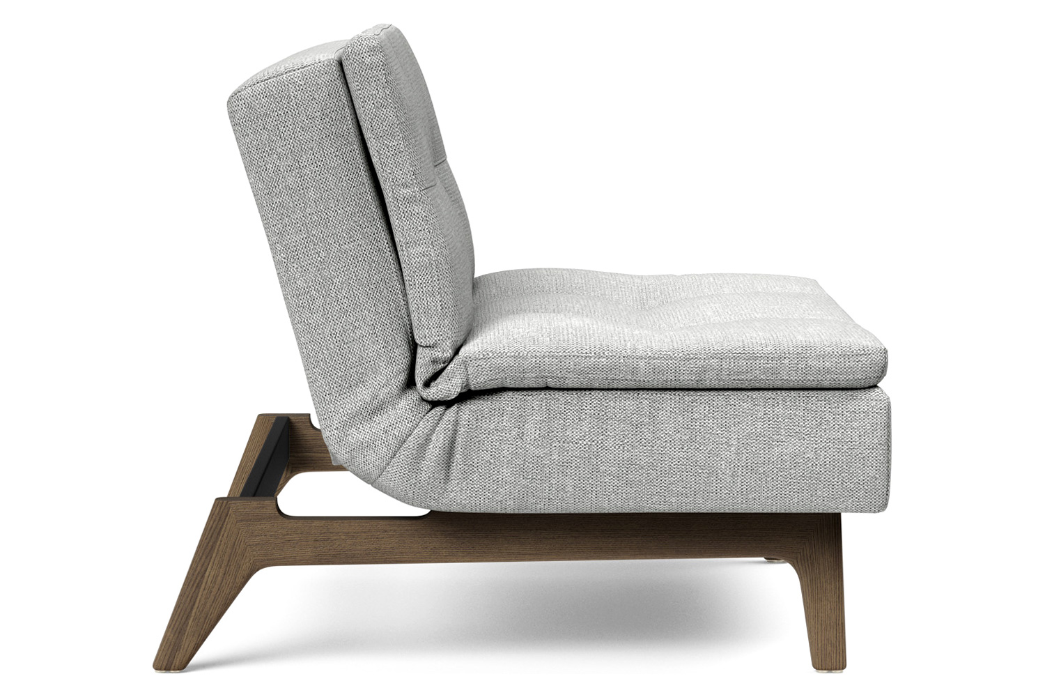 Innovation Living Dublexo Eik Chair Smoked Oak - 590 Micro Check Gray