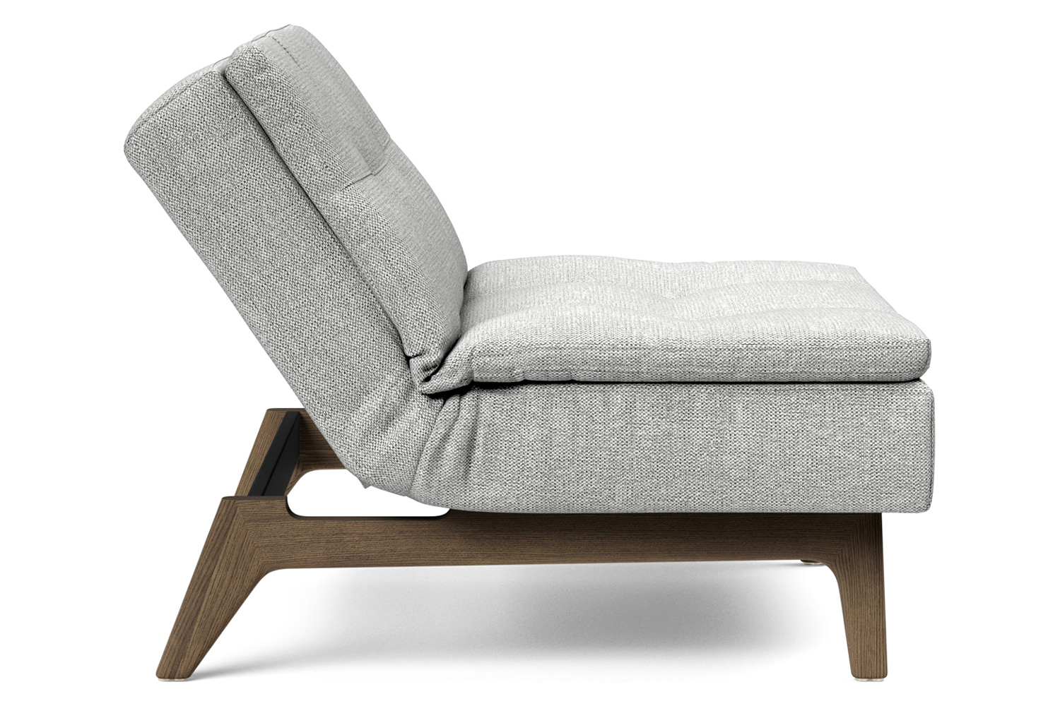 Innovation Living Dublexo Eik Chair Smoked Oak - 590 Micro Check Gray