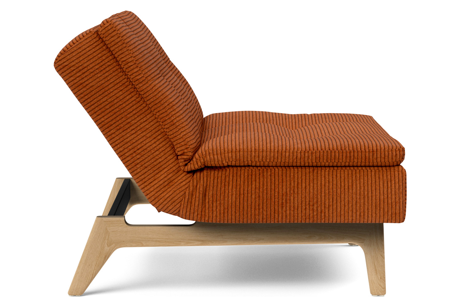 Innovation Living Dublexo Eik Chair Oak - 595 Corduroy Burnt Orange