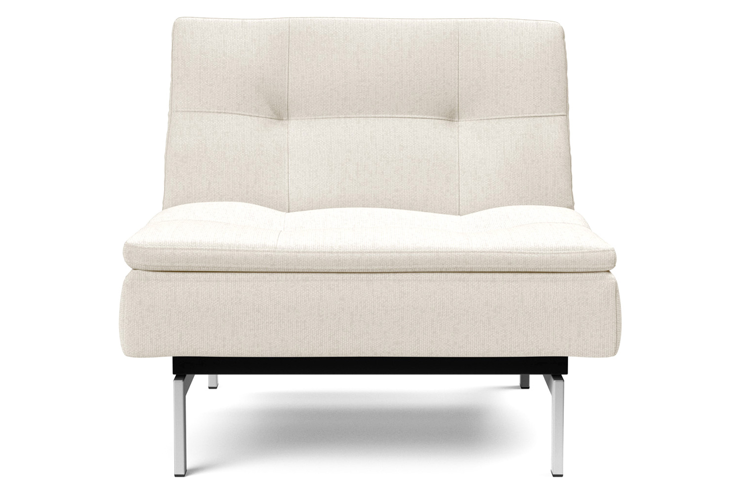 Innovation Living Dublexo Stainless Steel Chair - 531 Bouclé Off White
