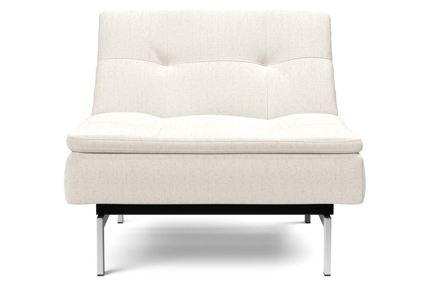 Innovation Living Dublexo Stainless Steel Chair - 531 Bouclé Off White