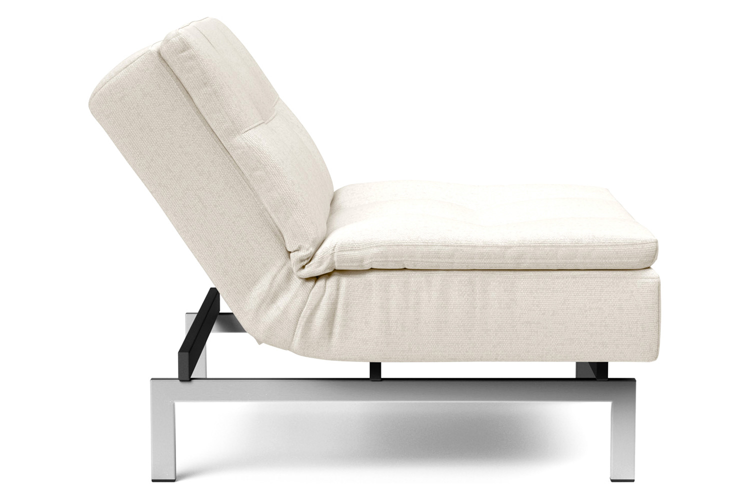 Innovation Living Dublexo Stainless Steel Chair - 531 Bouclé Off White