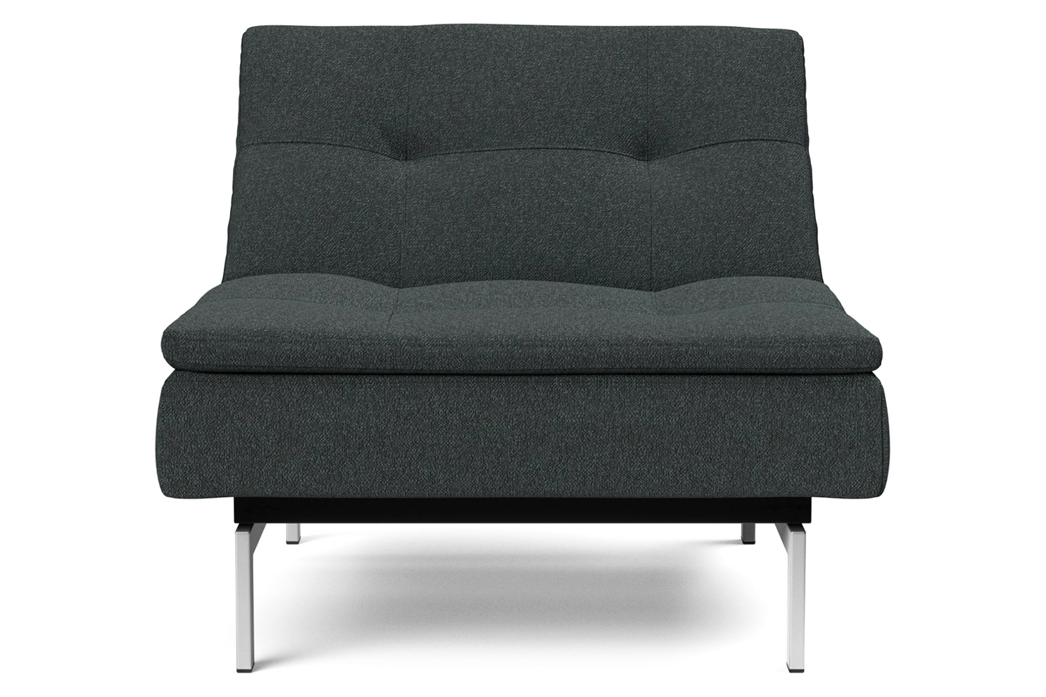 Innovation Living Dublexo Stainless Steel Chair - 534 Bouclé Black Raven