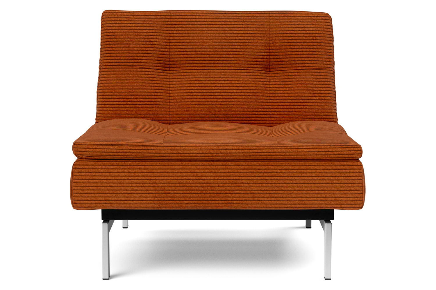 Innovation Living Dublexo Stainless Steel Chair - 595 Corduroy Burnt Orange