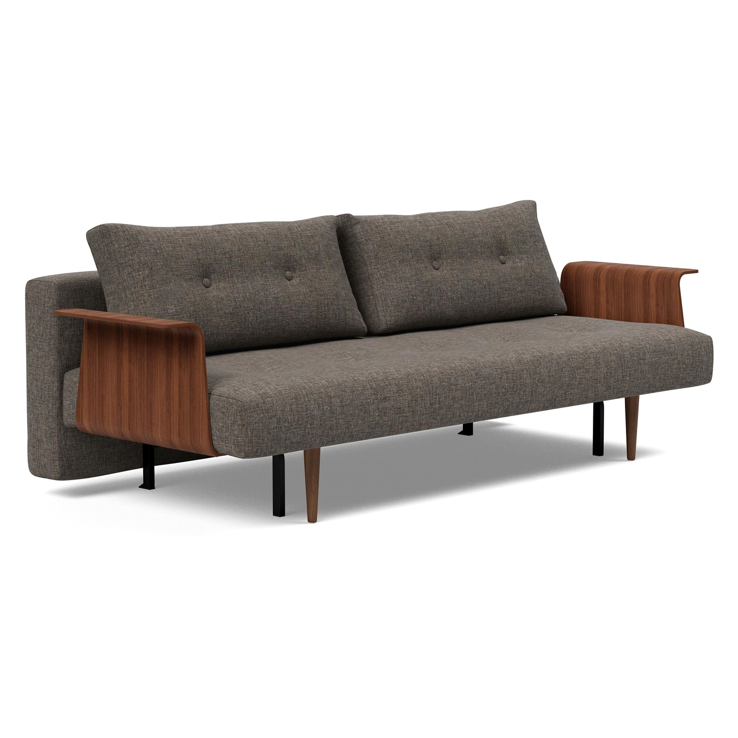 Innovation Living - Recast Plus Sofa Bed Dark Styletto with Arms