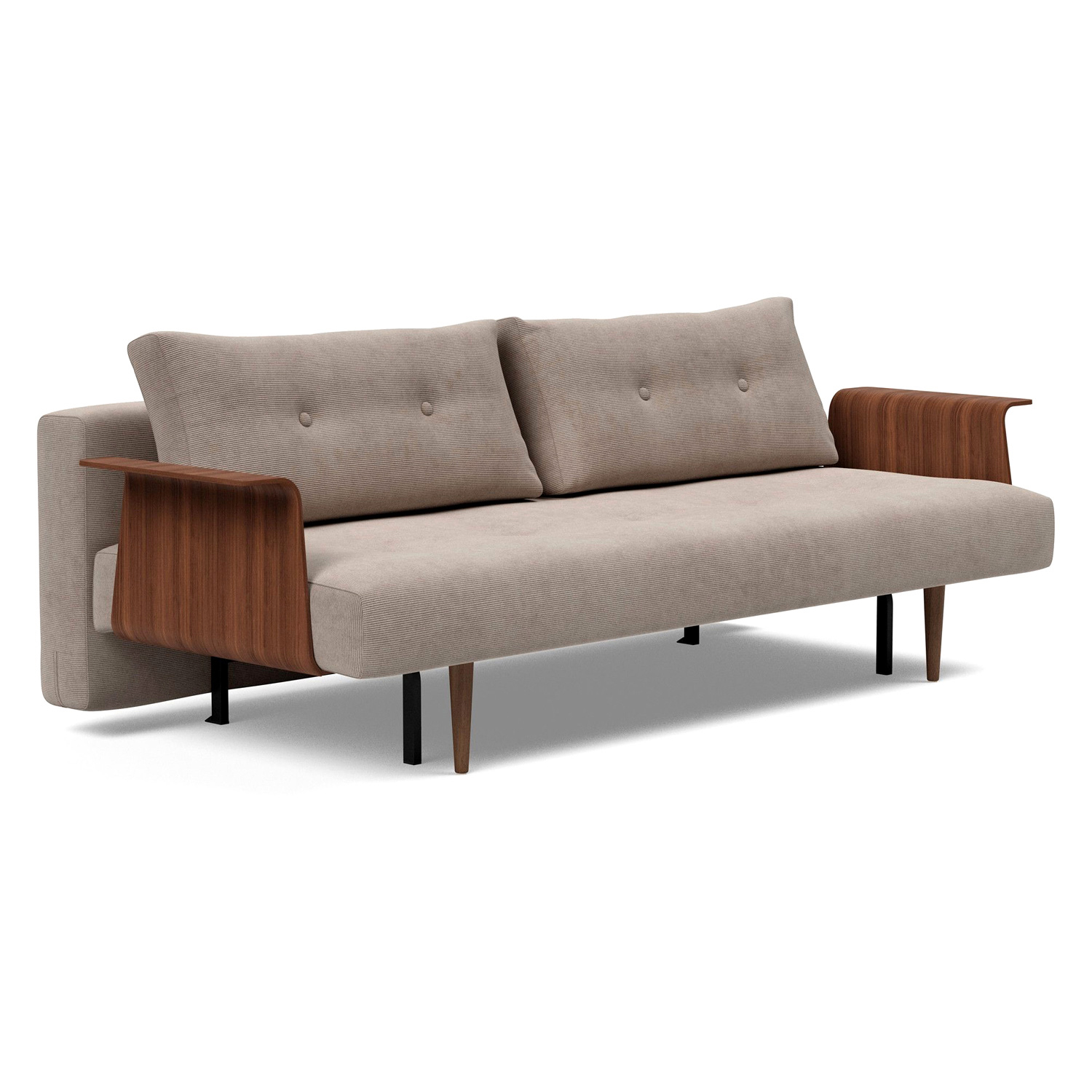 Innovation Living - Recast Plus Sofa Bed Dark Styletto with Arms