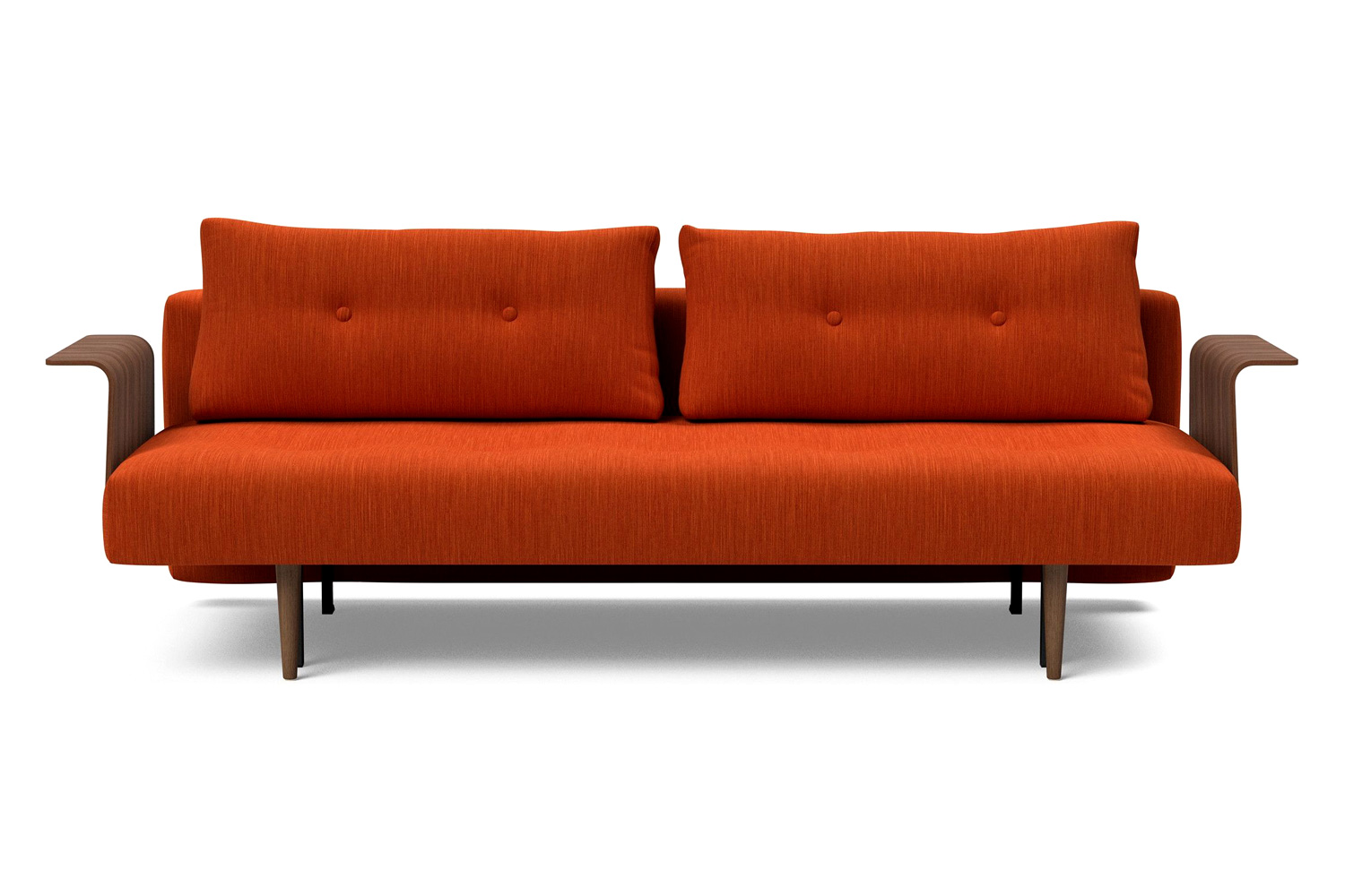 Innovation Living Recast Plus Sofa Bed Dark Styletto with Arms - 506 Elegance Paprika