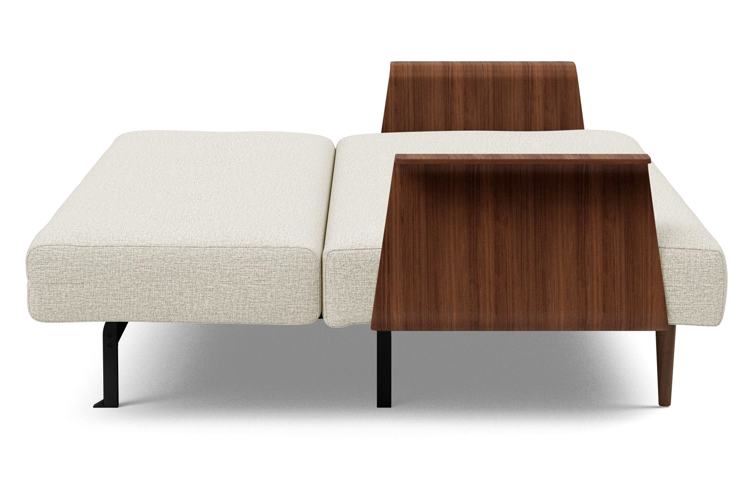 Innovation Living Recast Plus Sofa Bed Dark Styletto with Arms - 527 Mixed Dance Natural