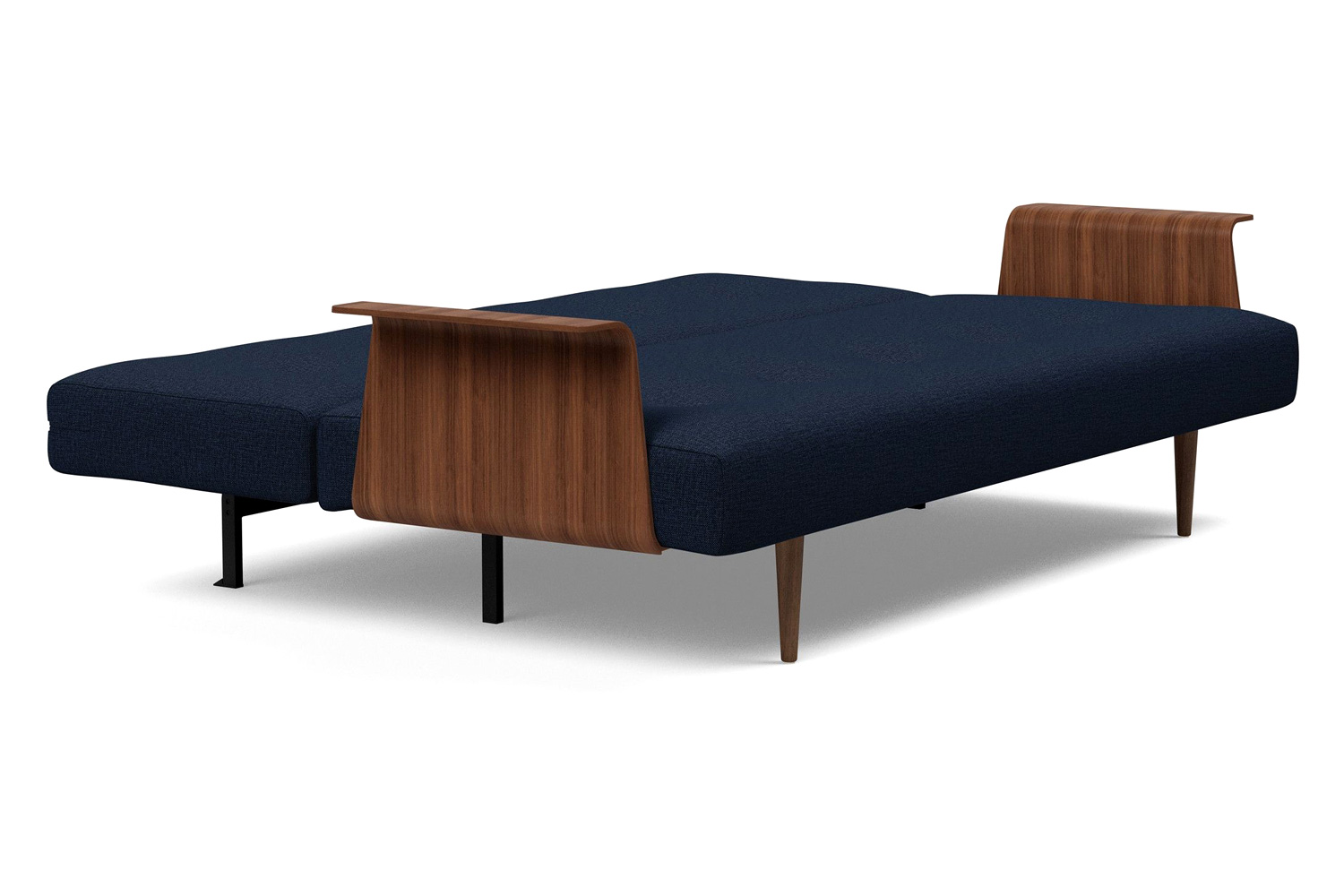 Innovation Living Recast Plus Sofa Bed Dark Styletto with Arms - 528 Mixed Dance Blue