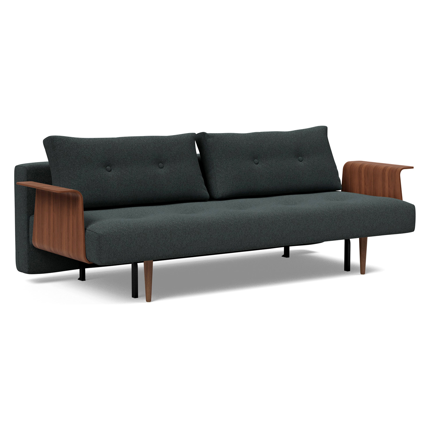 Innovation Living - Recast Plus Sofa Bed Dark Styletto with Arms