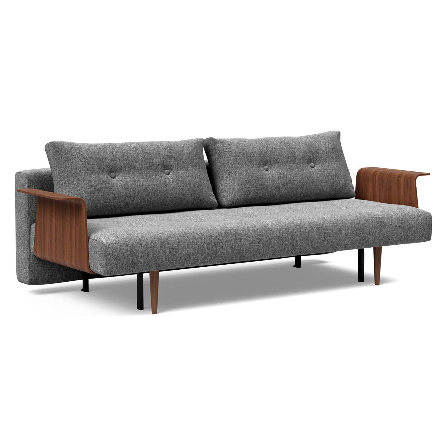 Innovation Living - Recast Plus Sofa Bed Dark Styletto with Arms