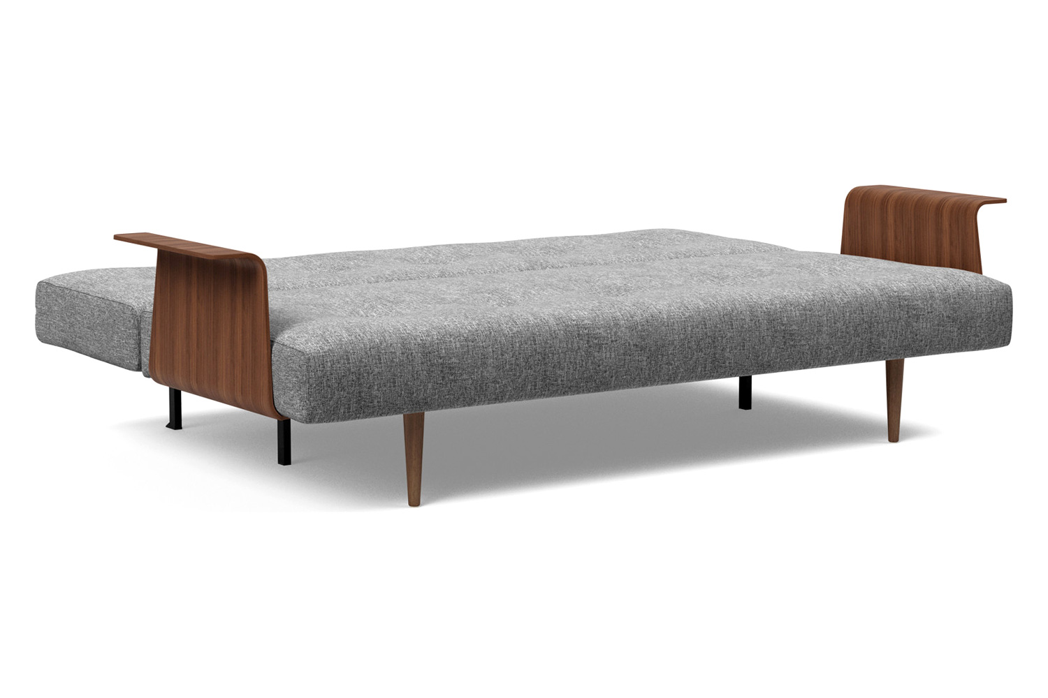 Innovation Living Recast Plus Sofa Bed Dark Styletto with Arms - 563 Twist Charcoal