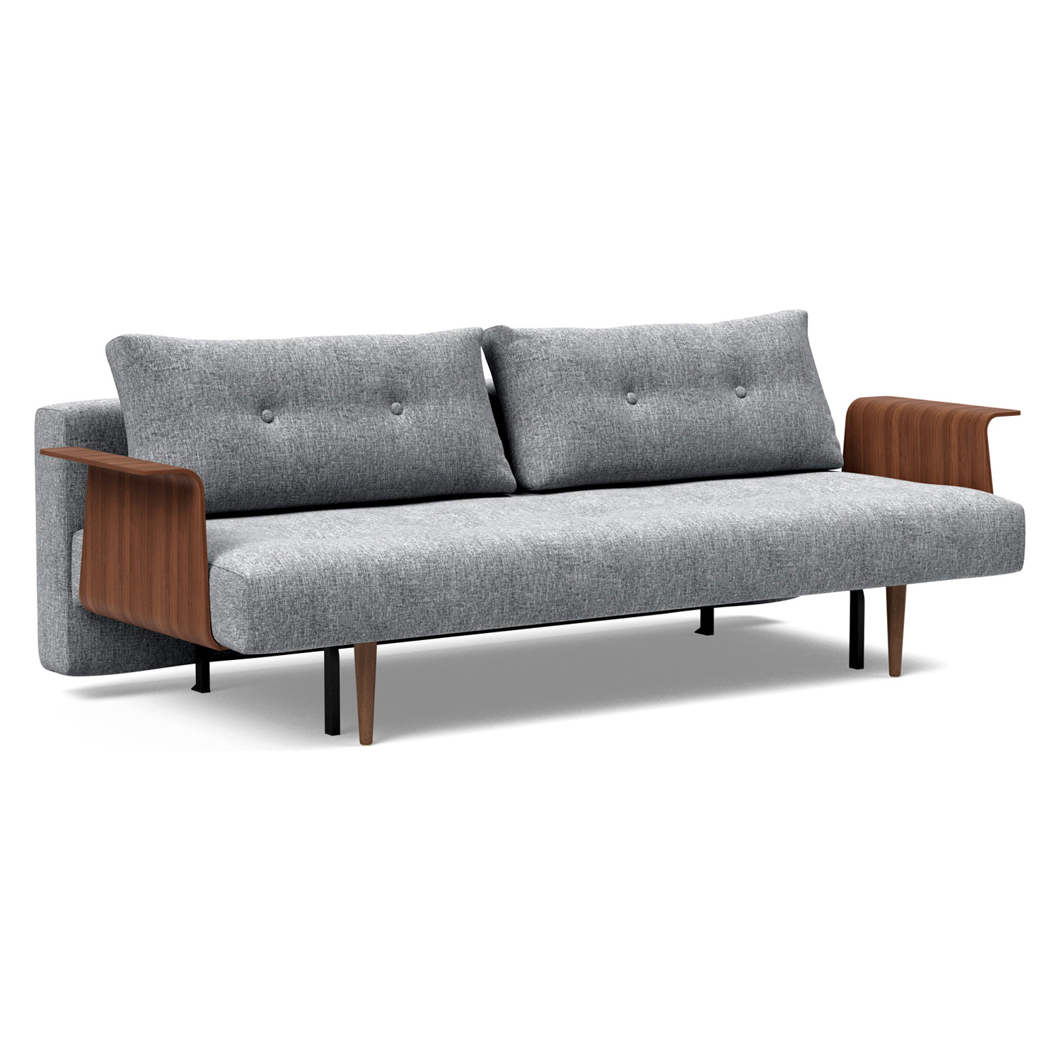 Innovation Living - Recast Plus Sofa Bed Dark Styletto with Arms
