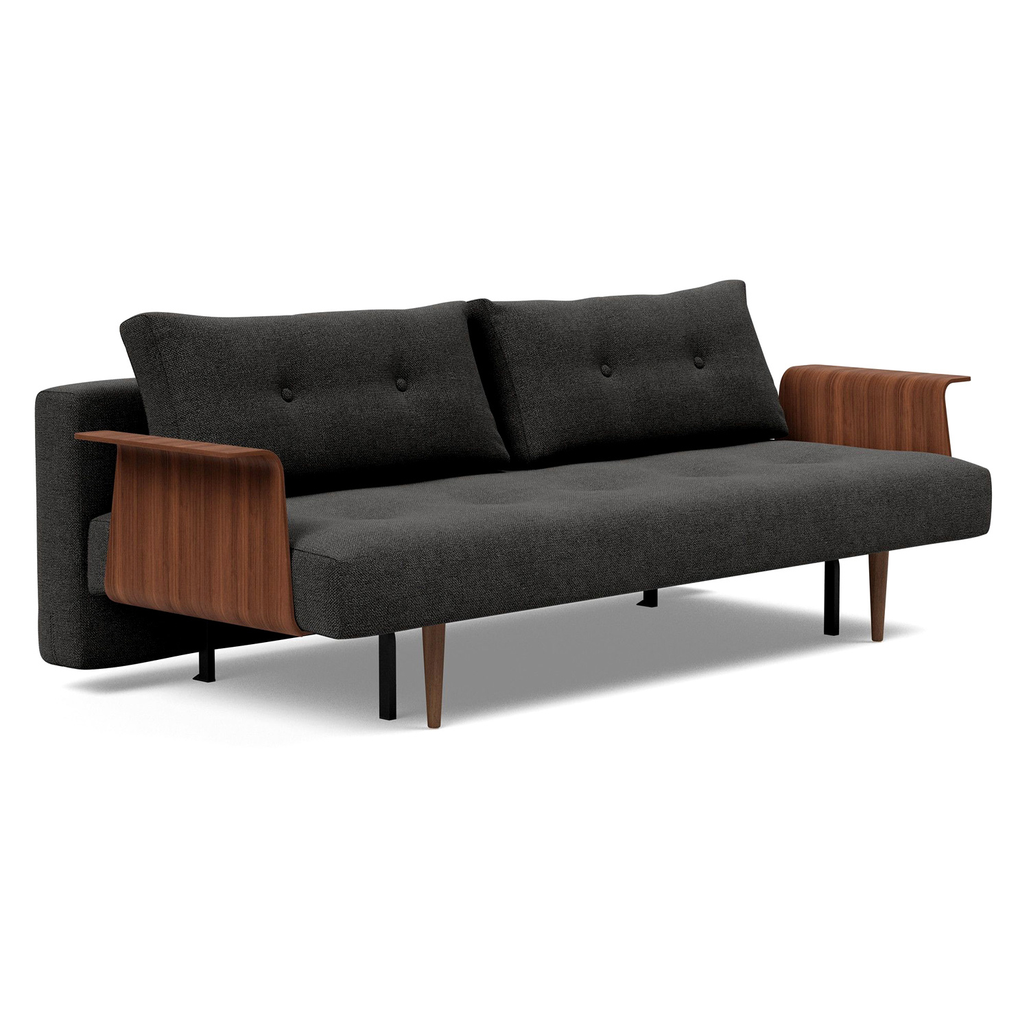 Innovation Living - Recast Plus Sofa Bed Dark Styletto with Arms
