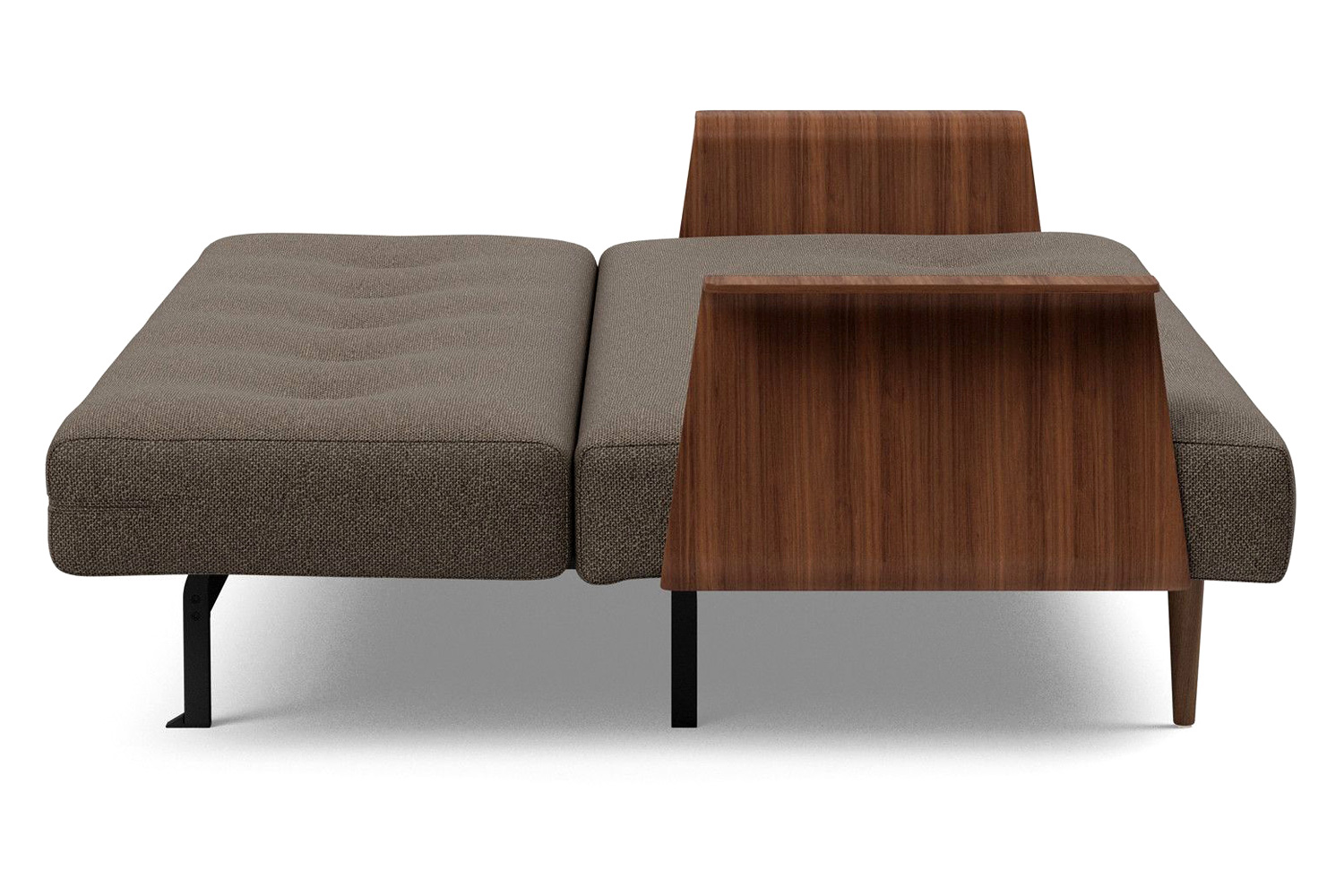Innovation Living Recast Plus Sofa Bed Dark Styletto with Arms - 578 Kenya Taupe