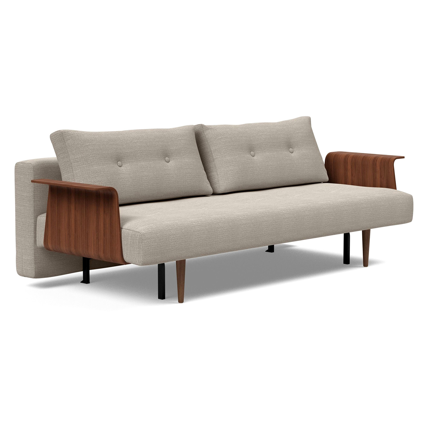 Innovation Living - Recast Plus Sofa Bed Dark Styletto with Arms