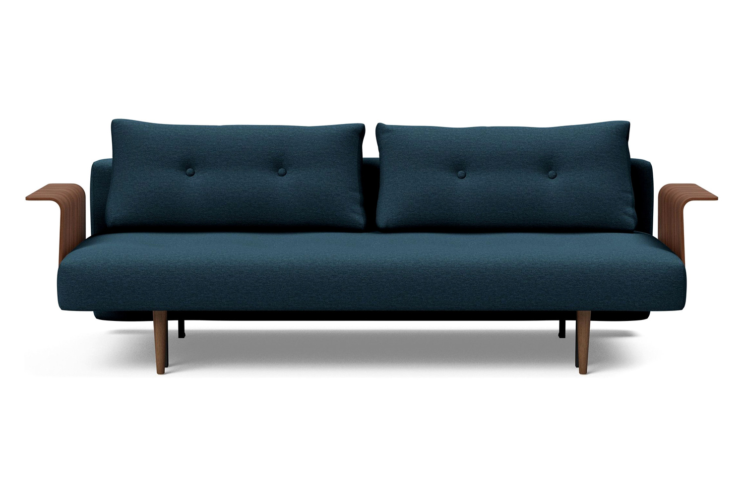Innovation Living Recast Plus Sofa Bed Dark Styletto with Arms - 580 Argus Navy Blue