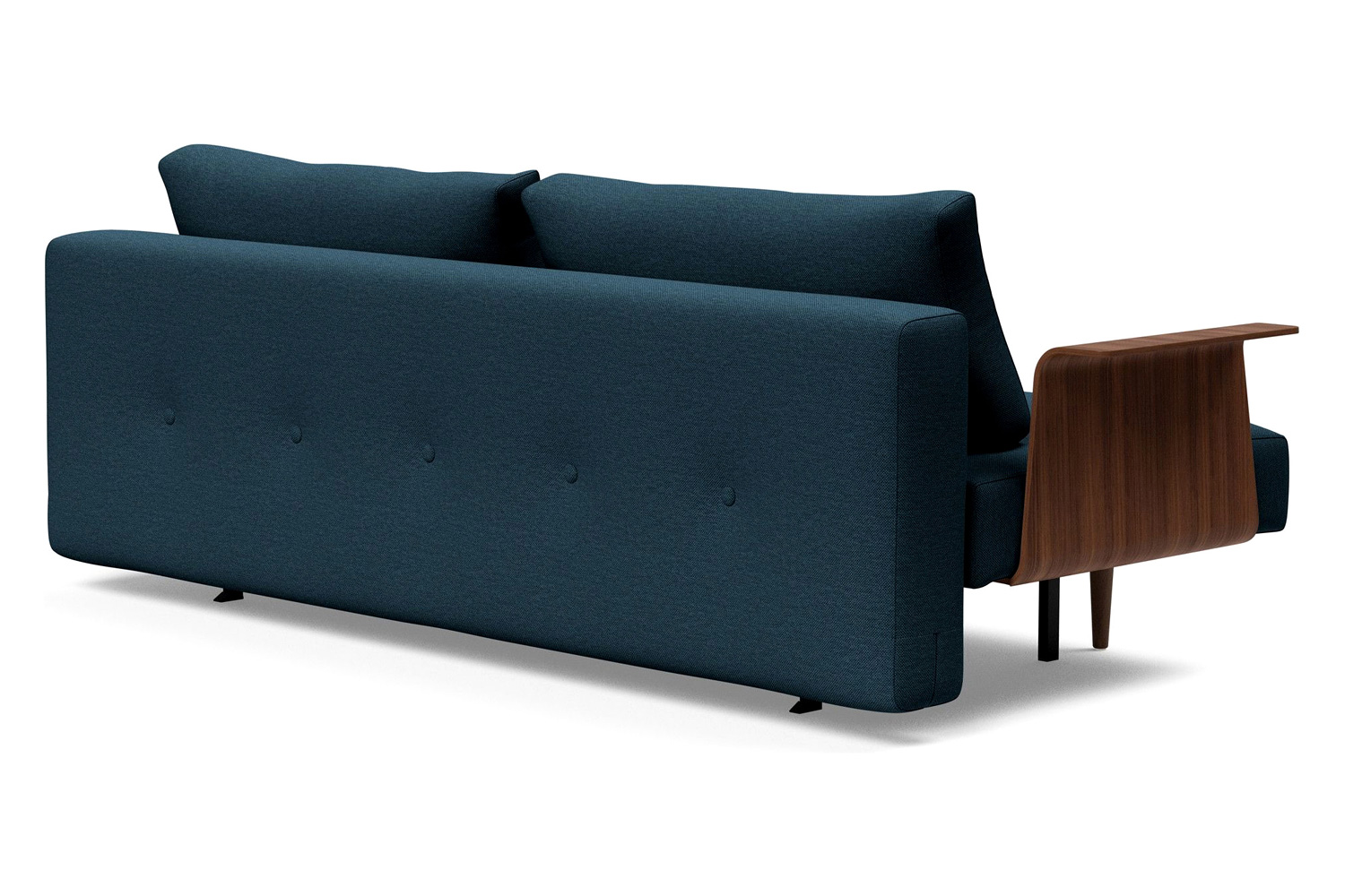 Innovation Living Recast Plus Sofa Bed Dark Styletto with Arms - 580 Argus Navy Blue