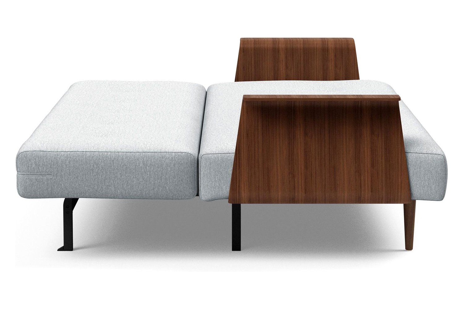 Innovation Living Recast Plus Sofa Bed Dark Styletto with Arms - 583 Argus Gray