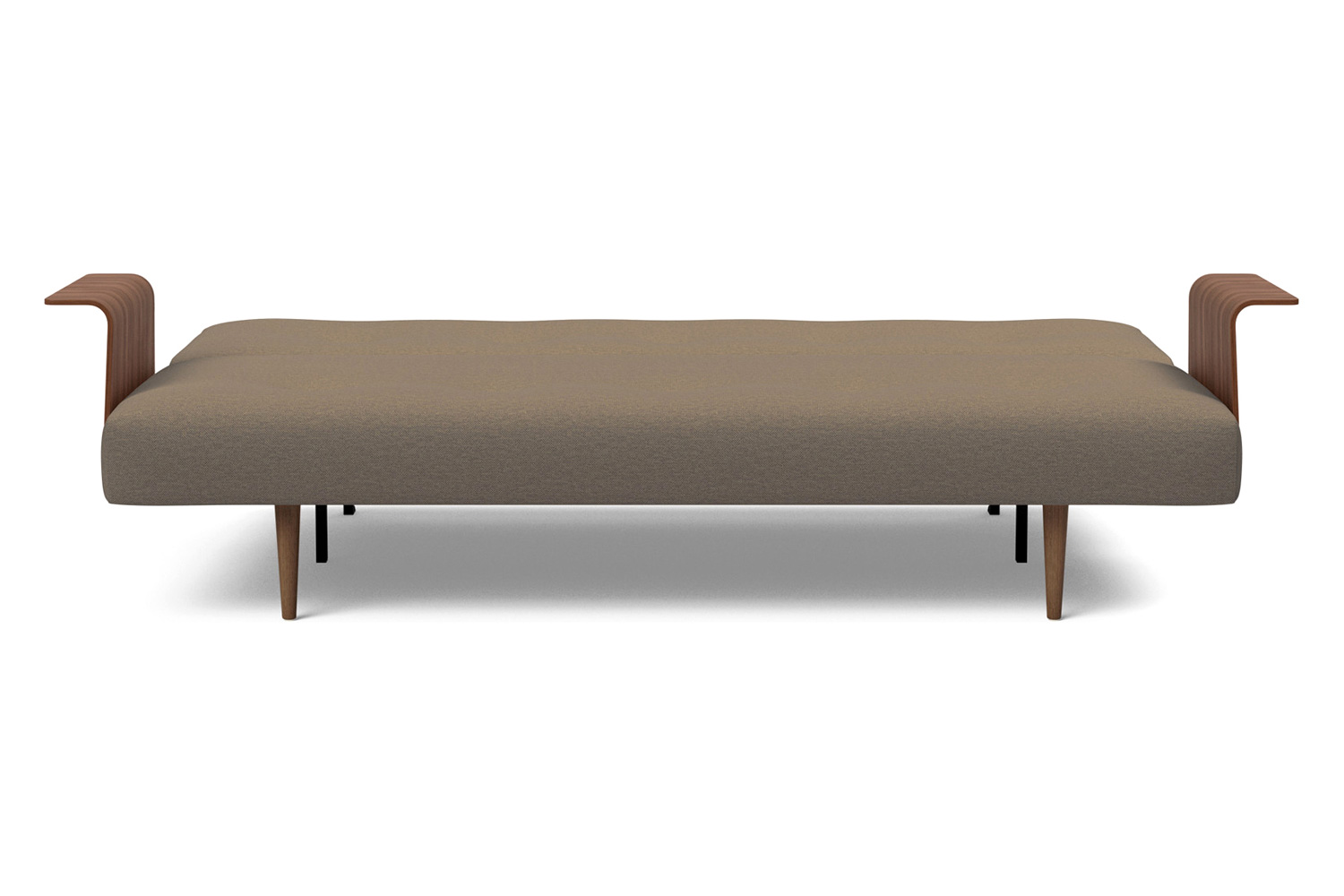 Innovation Living Recast Plus Sofa Bed Dark Styletto with Arms - 585 Argus Brown