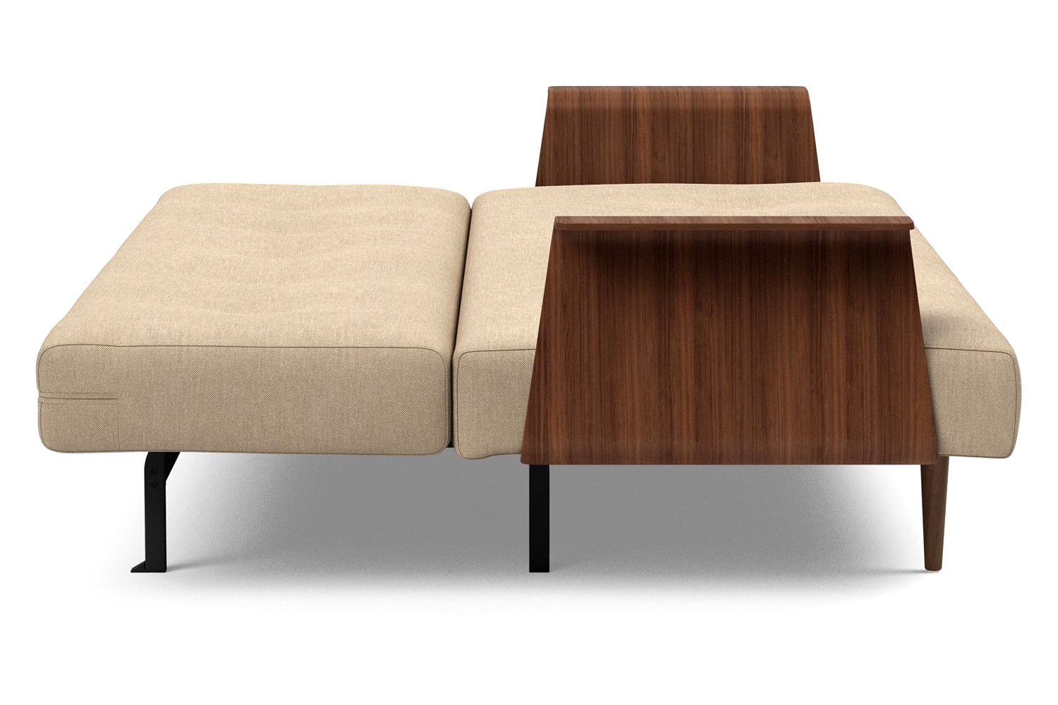 Innovation Living Recast Plus Sofa Bed Dark Styletto with Arms - 587 Phobos Mocha