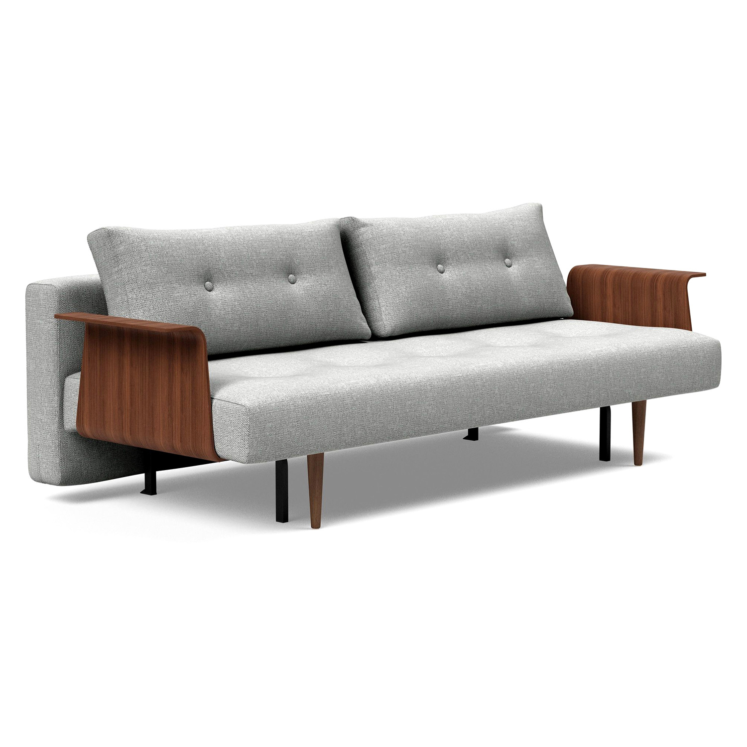 Innovation Living - Recast Plus Sofa Bed Dark Styletto with Arms
