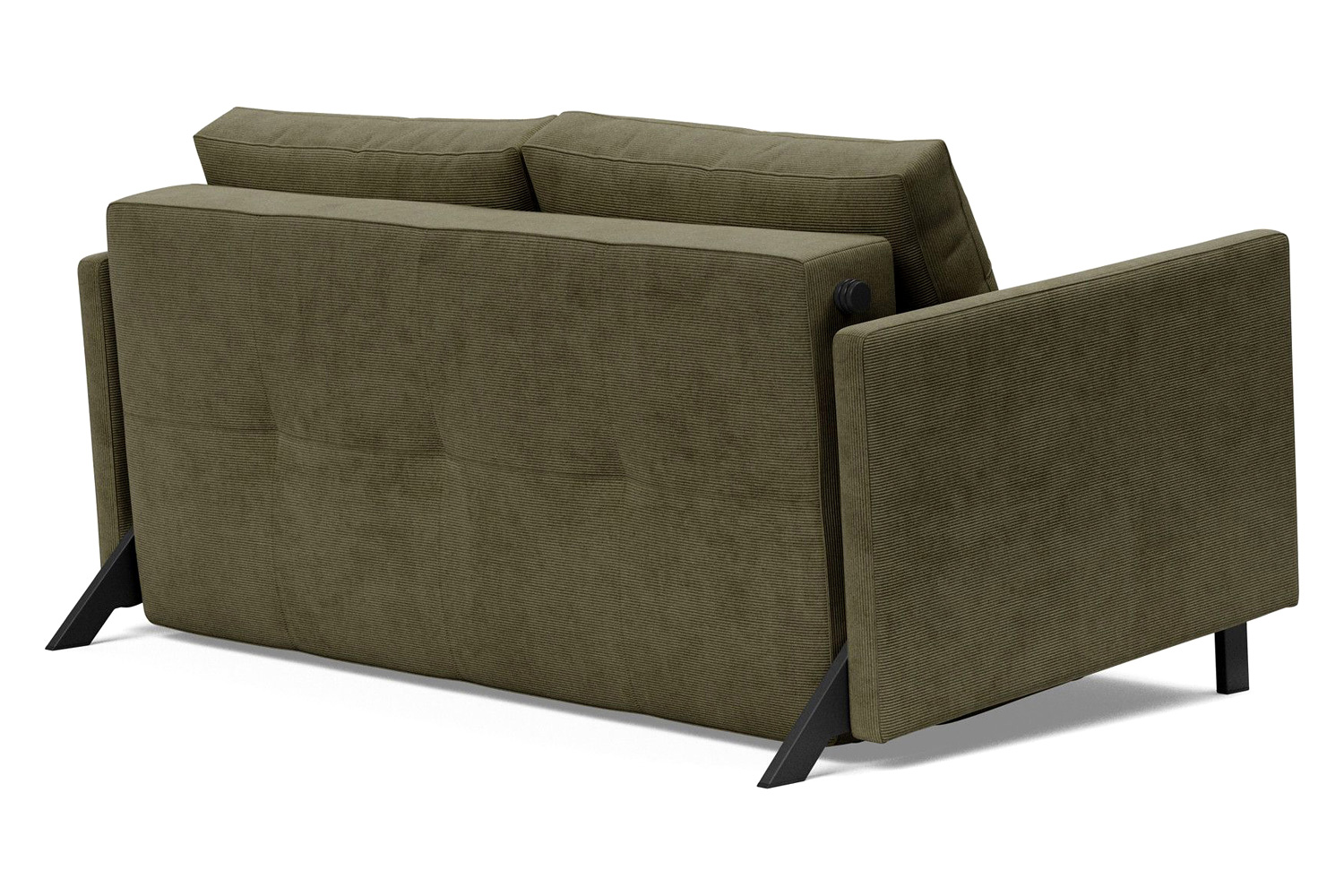 Innovation Living Cubed Full Size Sofa Bed with Arms - 316 Cordufine Pine Green