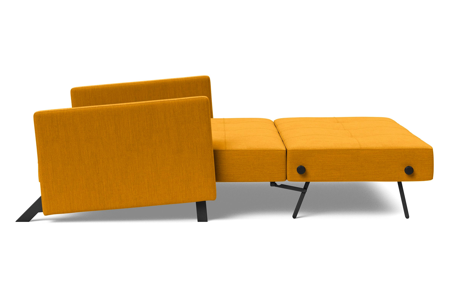 Innovation Living Cubed Full Size Sofa Bed with Arms - 507 Elegance Burned Curry