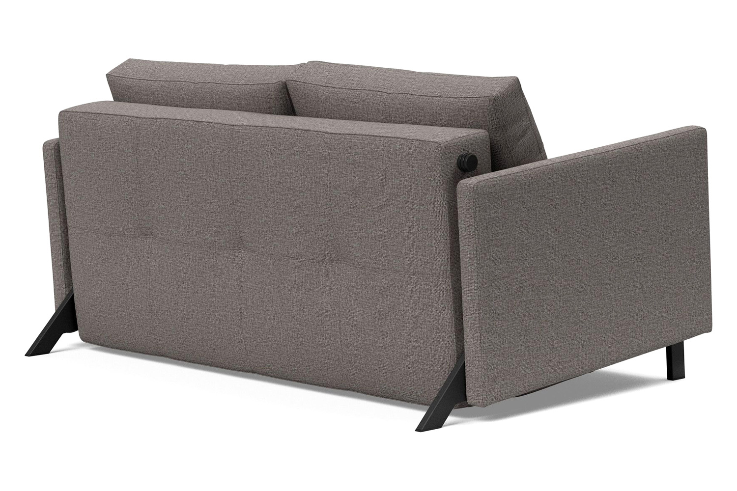 Innovation Living Cubed Full Size Sofa Bed with Arms - 521 Mixed Dance Gray