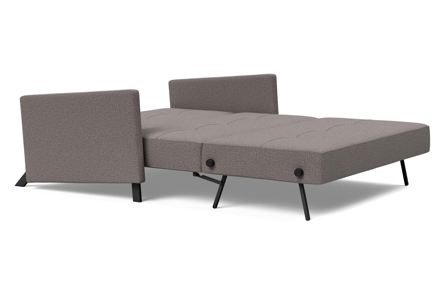 Innovation Living Cubed Full Size Sofa Bed with Arms - 521 Mixed Dance Gray