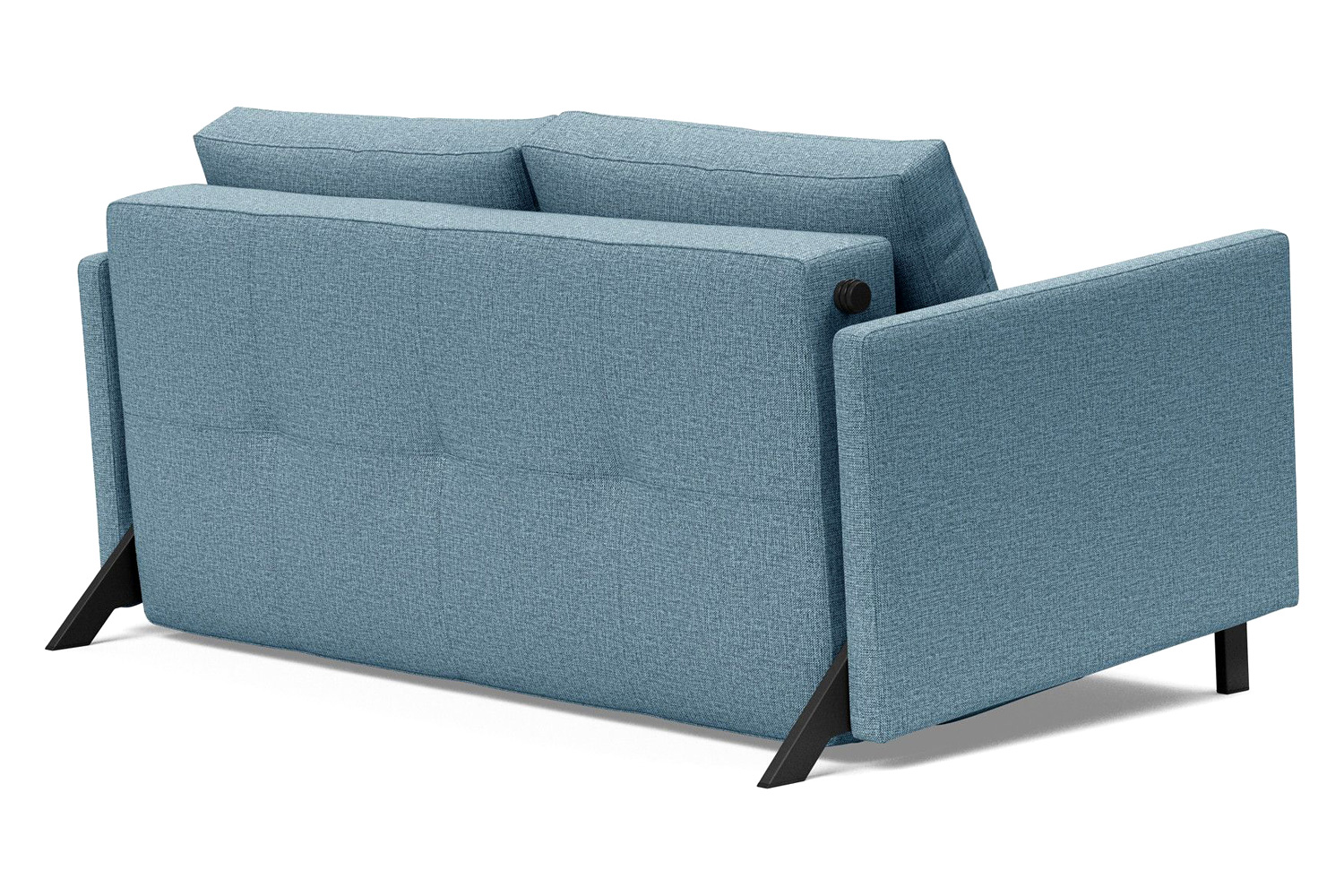 Innovation Living Cubed Full Size Sofa Bed with Arms - 525 Mixed Dance Light Blue