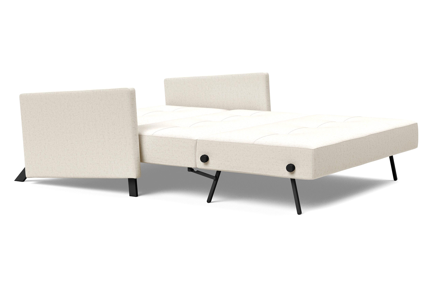 Innovation Living Cubed Full Size Sofa Bed with Arms - 531 Bouclé Off White