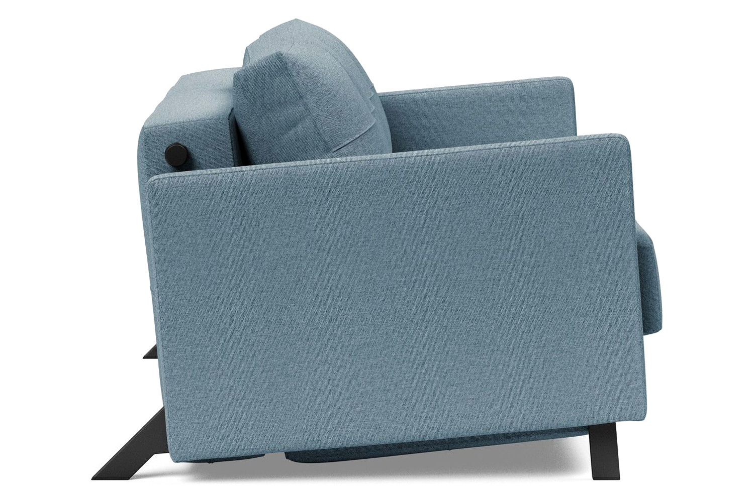Innovation Living Cubed Full Size Sofa Bed with Arms - 558 Soft Indigo