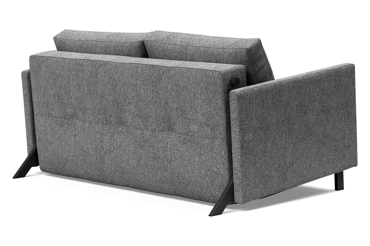 Innovation Living Cubed Full Size Sofa Bed with Arms - 563 Twist Charcoal