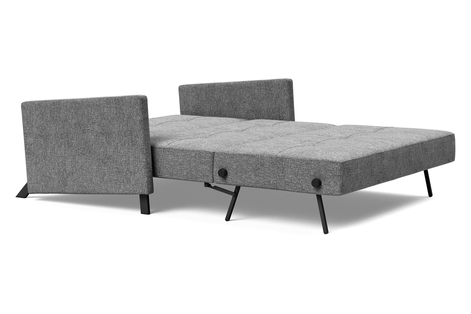 Innovation Living Cubed Full Size Sofa Bed with Arms - 563 Twist Charcoal