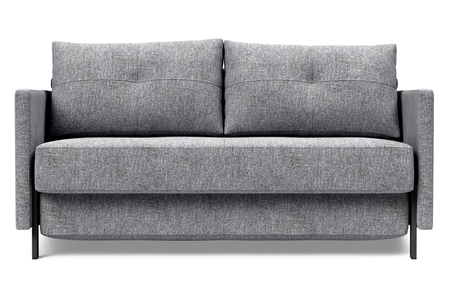 Innovation Living Cubed Full Size Sofa Bed with Arms - 565 Twist Granite