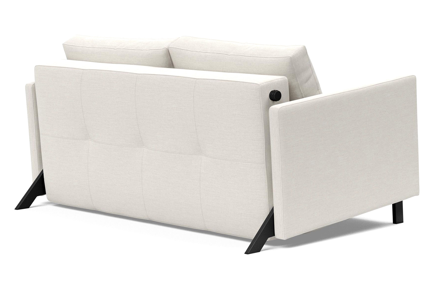 Innovation Living Cubed Full Size Sofa Bed with Arms - 574 Vivus Dusty Off White