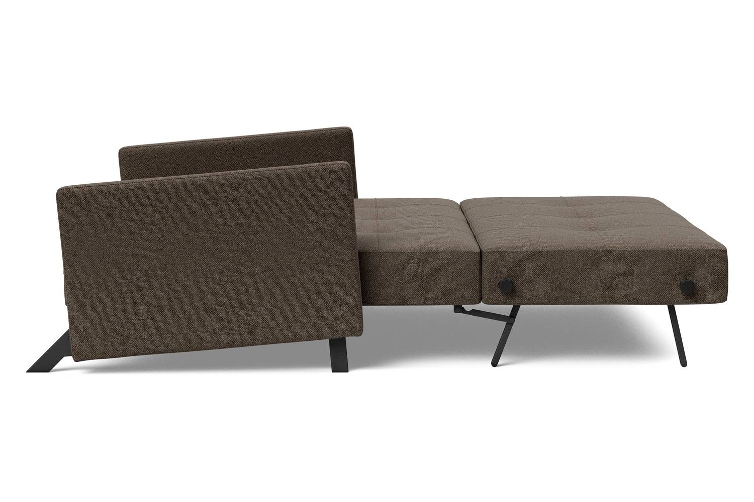 Innovation Living Cubed Full Size Sofa Bed with Arms - 578 Kenya Taupe