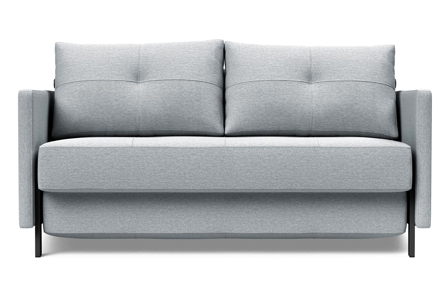 Innovation Living Cubed Full Size Sofa Bed with Arms - 583 Argus Gray